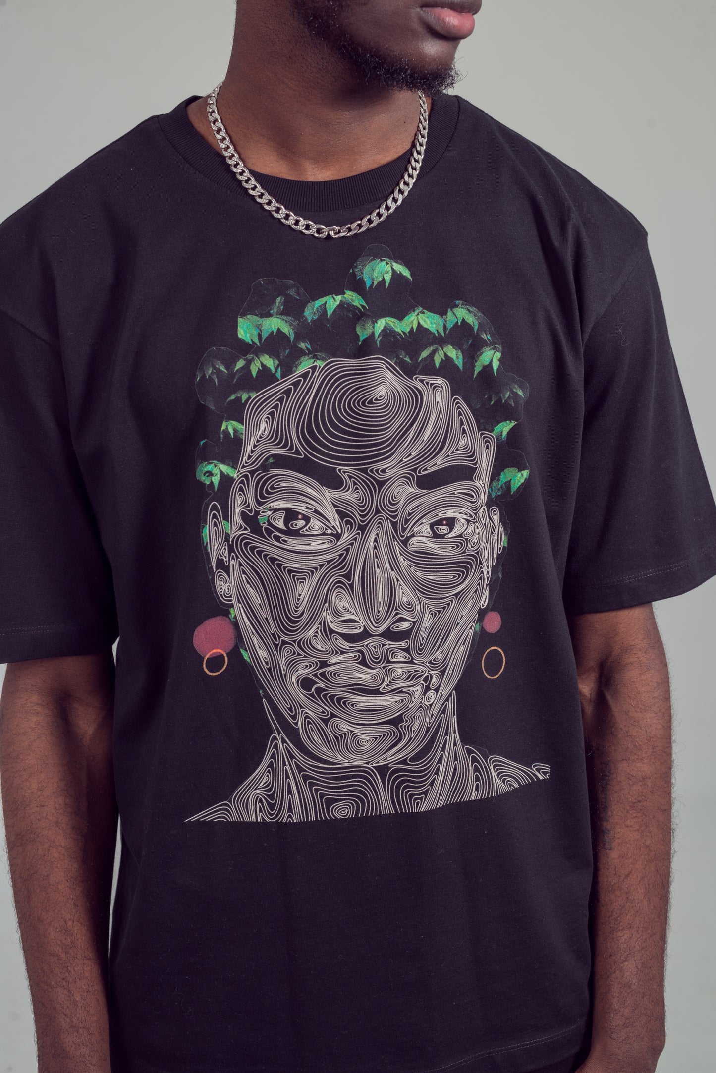 T-shirt oversize Naye - Kolorfuul